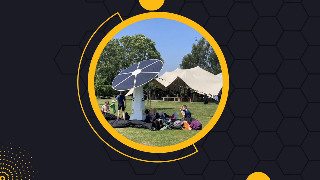 De Ecoplant HEX600 | Een duurzame festival oplossing op zonne-engergie